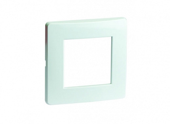 Рамка на 2 модуля (одноместная), белая, RAL9016 DKC в Уссурийске