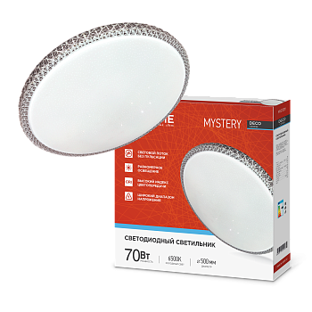 Светильник светодиодный серии DECO MYSTERY 70Вт 230В 6500К 6300Лм 500х73мм IN HOME в Уссурийске
