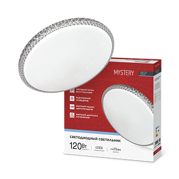 Светильник светодиодный серии DECO MYSTERY 120Вт 230В 6500К 12600Лм 500х73мм IN HOME в Уссурийске