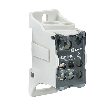 Блок распределительный КБР на DIN-рейку и монтажную панель 160A EKF PROxima в Уссурийске