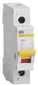 Выключатель нагрузки (мини-рубильник) ВН-32 1Р 100А IEK в Уссурийске