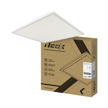 Панель светодиодная встраиваемая герметичная ДВО-PRO-IP54 4065-ОПАЛ 40Вт 6500К 120лм/Вт CRI80 IP54 595х595х30мм белая NEOX в Уссурийске