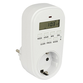 Розеточный электронный таймер EKF PROxima SAT-20p 16A недельный в Уссурийске