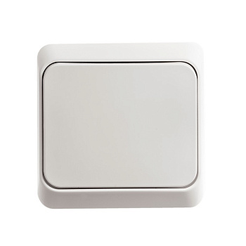 Выключатель одноклавишный ЭТЮД SE накладной белый в Уссурийске