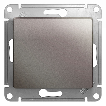 Выключатель одноклавишный Glossa SE платина в Уссурийске