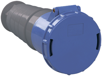 Розетка 233 переносная 2Р+РЕ 63А 220В IP54 IEK в Уссурийске