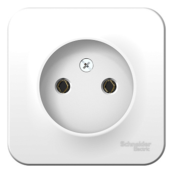 Розетка одинарная BLANCA SE с изоляционной пластиной накладная белая в Уссурийске