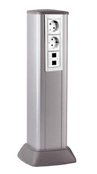 Алюминиевая колонна 0,5 м, цвет светло-серебристый металлик DKC в Уссурийске