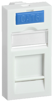 Вставка 45х22,5мм для 1 модуля Keystone Jack с маркером ITK в Уссурийске