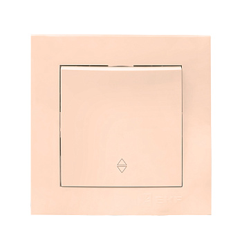 Валенсия выключатель 1-клавишный 10А кремовый проходной EKF PROxima в Уссурийске