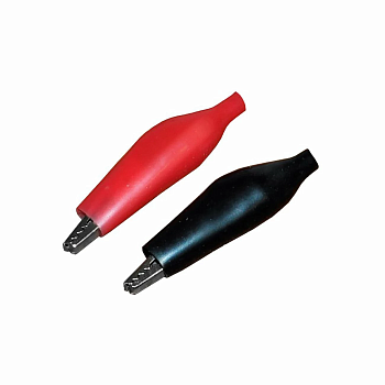 Зажим "крокодил" 5А 46мм в изоляторе REXANT (упак. 2 шт) в Уссурийске