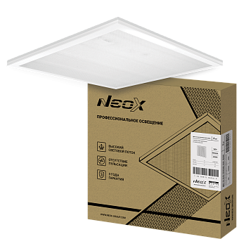 Панель светодиодная универсальная ДВО-02 3640-ПРИЗМА 36Вт 4000К 595х595мм NEOX в Уссурийске