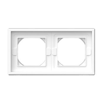 ARTGALLERY 2-постовая РАМКА IP44,  БЕЛЫЙ в Уссурийске