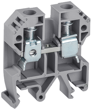Клемма винтовая КВИ-6мм2 серая IEK в Уссурийске