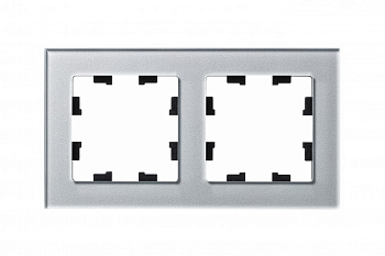 Рамка двойная AtlasDesign Nature SE стекло алюминий в Уссурийске