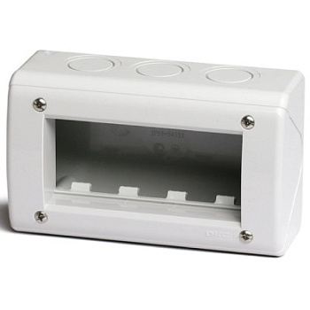 Модульная настенная коробка для электроустановочных изделий изделий VIVA, IP40,4мод. DKC в Уссурийске
