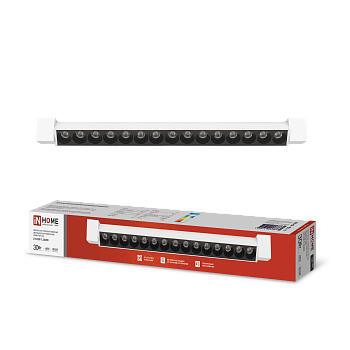 Светильник трековый линейный светодиодный поворотный LTR-02R-TL 30Вт 4000К 3000Лм 475мм IP40 24 градуса белый серии TOP-LINE IN HOME в Уссурийске