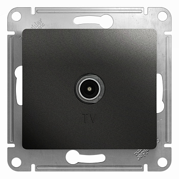 Розетка телевизионная Glossa SE антрацит в Уссурийске