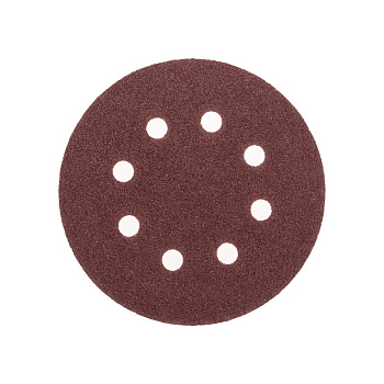 Диск абразивный на ворсовой основе, на липучке, перфорированный, P60, 125мм, 10 шт. KRANZ в Уссурийске