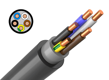 Кабель ППГ нг(А)-HF 5х6 ок (N, PE) - 0,66кВ ГОСТ 31996-2012 в Уссурийске