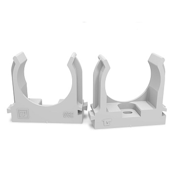 Крепеж-клипса для труб для прямого монтажа серая 32 мм Промрукав в Уссурийске