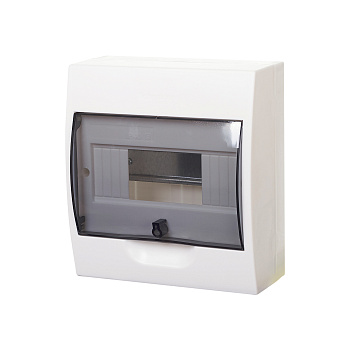 Щит распределительный навесной пластиковый с прозрачной дверью City9 8 мод. 200х184х94 IP40 SE в Уссурийске