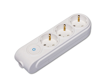 Колодка 3 места 16А 3,5кВт выключатель с з/к MAKEL в Уссурийске