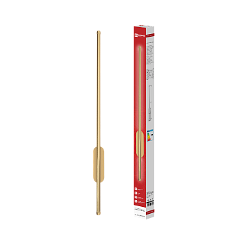 Светильник светодиодный ESTETIKA LUV-80B-40GL 15Вт 230В 4000K 1050Лм 800х50x25 золото IN HOME в Уссурийске