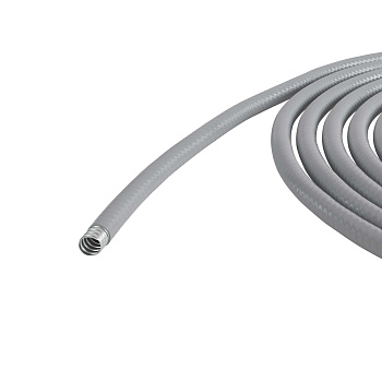 Металлорукав DN 35мм в гладкой ПВХ изоляции, Dвн 35,0 мм, Dнар 43,0, 25м, цвет серый DKC в Уссурийске