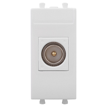 Розетка TV одиночная мод., Avanti "Белое облако", 1 модуль DKC в Уссурийске