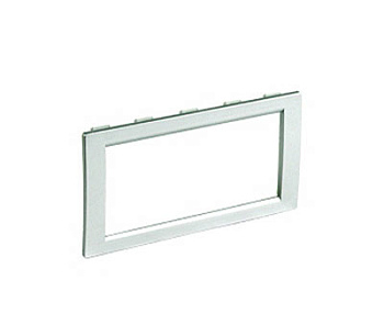 Рамка универсальная на 4 модуля, цвет серый металлик DKC в Уссурийске