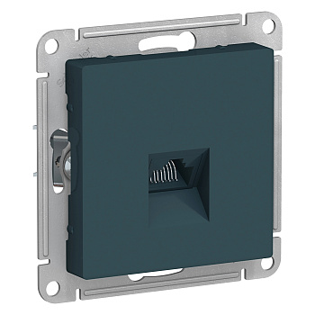 Розетка компьютерная AtlasDesign SE изумруд в Уссурийске