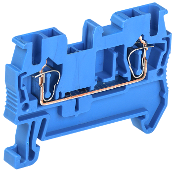Клемма пружинная КПИ 2в-2,5 31А синий IEK в Уссурийске