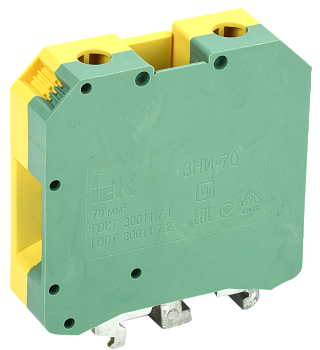 Зажим наборный ЗНИ-70PEN 70мм2 (JXB-земля) IEK в Уссурийске