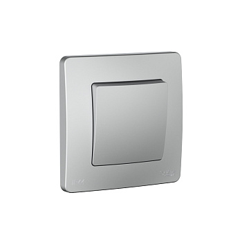 Переключатель одноклавишный  IP44 BLANCA SE алюминий в Уссурийске