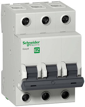 Автоматический выключатель Easy9 3Р 10А 4,5кА характеристика C Schneider Electric в Уссурийске