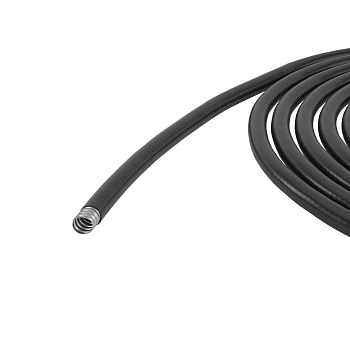 Металлорукав DN 20мм в гладкой ПВХ изоляции, Dвн 20,5 мм, Dнар 27,0, 50 м, цвет черный DKC в Уссурийске