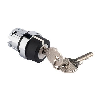 Исполнительный механизм переключателя ХB4 на 3 положения с замком, возвратный без фиксации, EKF PROxima в Уссурийске