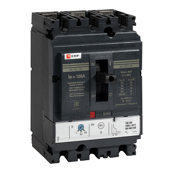 Выключатель автоматический ВА-99C (Compact NS)  100/100А 3Р 36кА EKF PROxima в Уссурийске