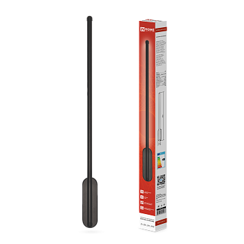 Светильник светодиодный ESTETIKA LUV-60A-40BL 10Вт 230В 4000K 700Лм 600х50x25 черный IN HOME в Уссурийске