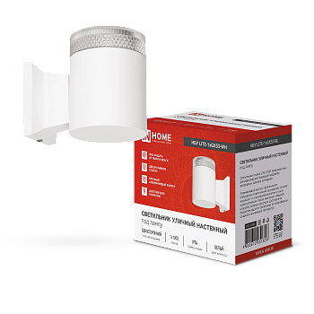 Светильник уличный настенный односторонний НБУ LITE-1хGX53-WH алюминиевый белый IP54 IN HOME в Уссурийске