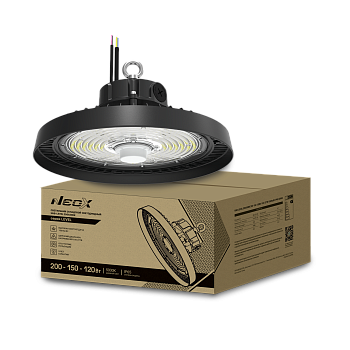 Светильник складской светодиодный UHB-LEVEL 200A50BK 200/150/120Вт 100-277В 30000Лм 150Лм/Вт 5000K 5 лет NEOX в Уссурийске