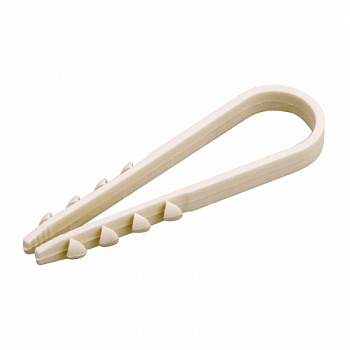 Дюбель-хомут нейлоновый PROconnect 11-18 мм, белый, упаковка 100 шт. в Уссурийске