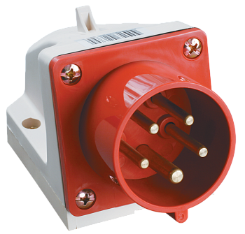 Вилка 525 стационарная 3Р+РЕ+N 32А 380В IP44 IEK в Уссурийске