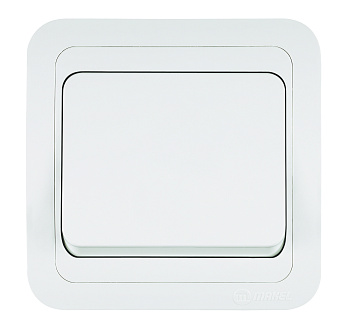 Выключатель одноклавишный МИМОЗА MAKEL белый в Уссурийске