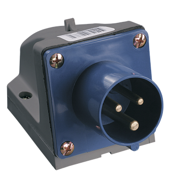 Вилка 513 стационарная 2Р+РЕ 16А 220В IP44 IEK в Уссурийске