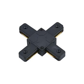 Коннектор X-тип XSB-BL для шинопровода SB черный IN HOME в Уссурийске