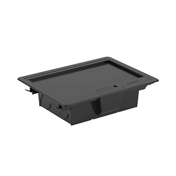 Лючок напольный 12 мод, черный RAL 9005 DKC в Уссурийске