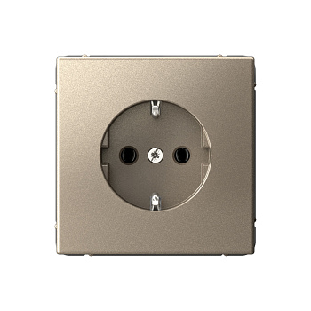 ARTGALLERY РОЗЕТКА с заземлением, 16А, механизм, ШАМПАНЬ в Уссурийске