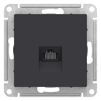 Розетка компьютерная AtlasDesign SE карбон в Уссурийске